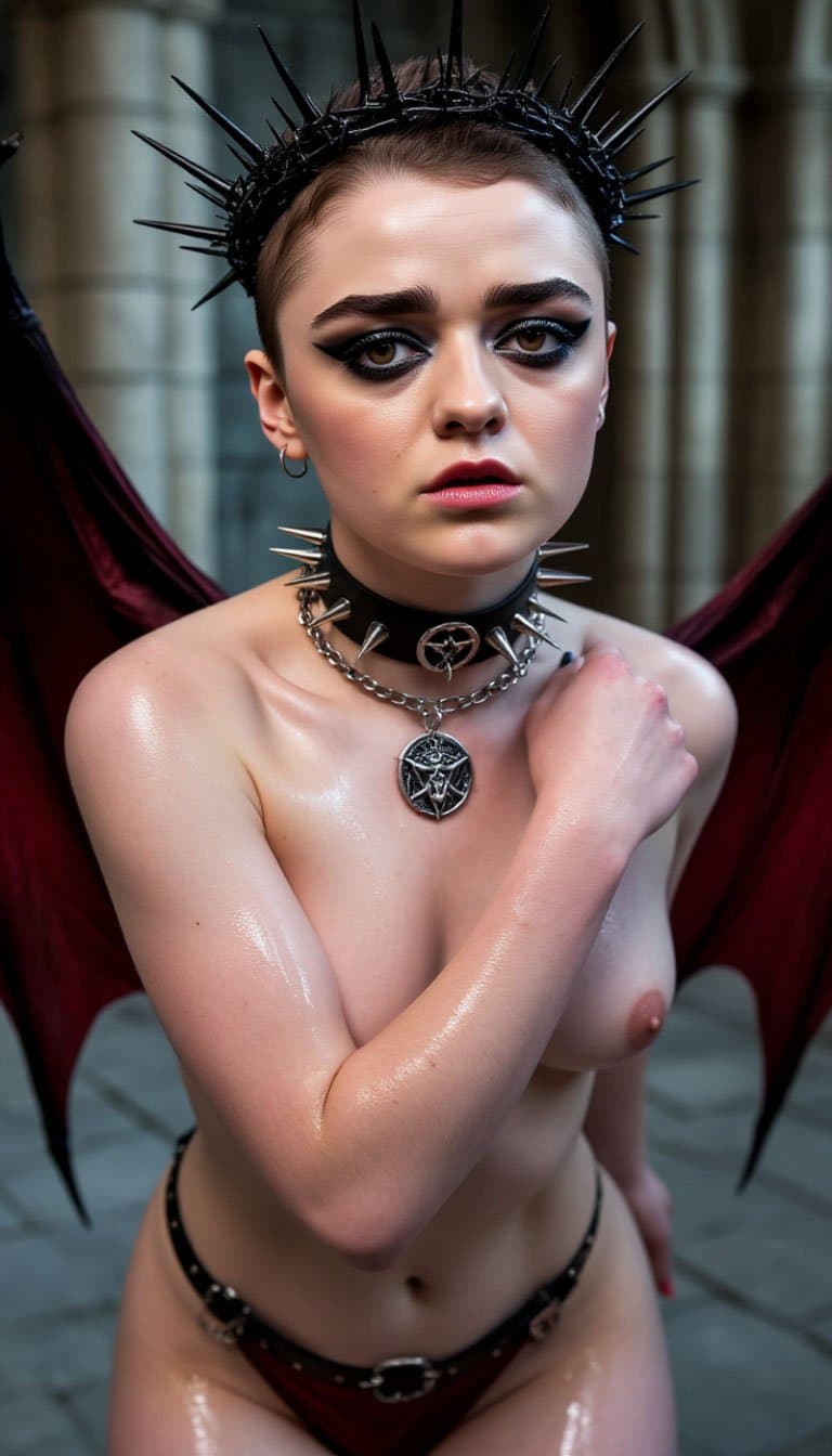 Click to view full size Satanic Succubus (Maisie Williams)