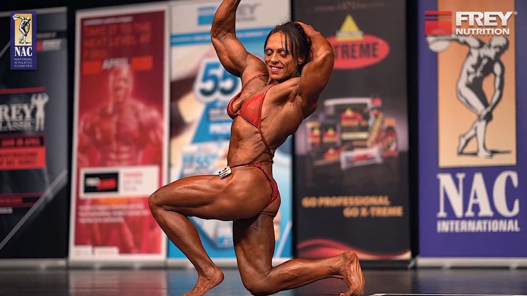 Click to view full size Spermatic muscular exhibition of Mrs Bailey