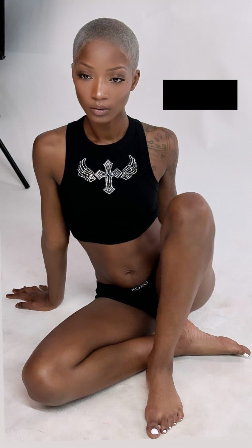 Click to view full size Small blonde short hair buzz cut tomboy lil booty