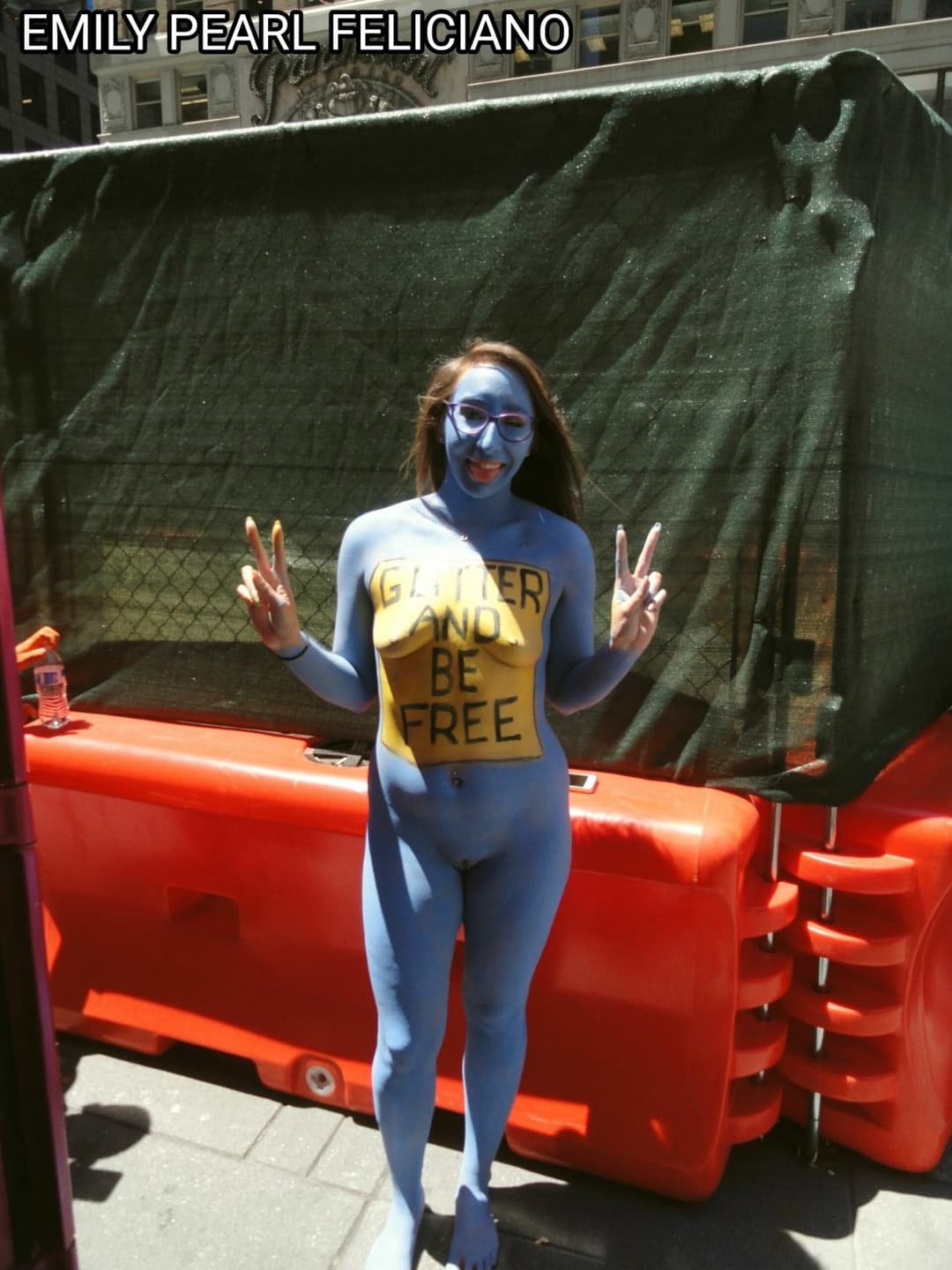 Click to view full size Operation Manager Emily F. nude in public