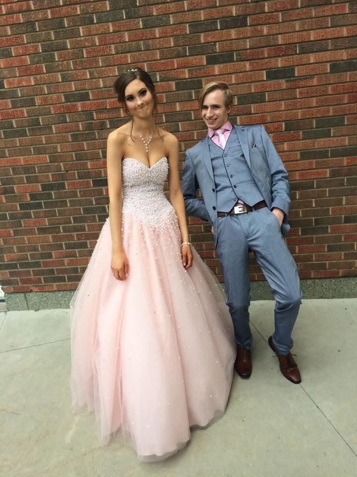 Click to view full size Busty graduation throwback