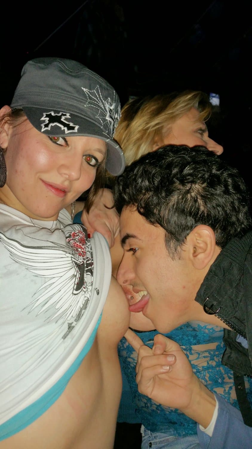 Click to view full size Erin Pierced Whore MILF Nude Public Slut