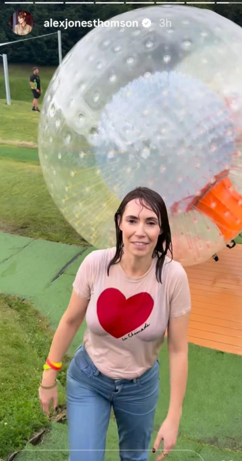 Click to view full size Busty TV presenter Alex Jones. Part 10.