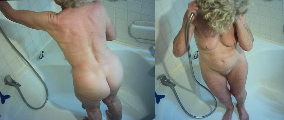 Click to view full size Full set from previous post (cheating granny nurse shower before rushing back home)