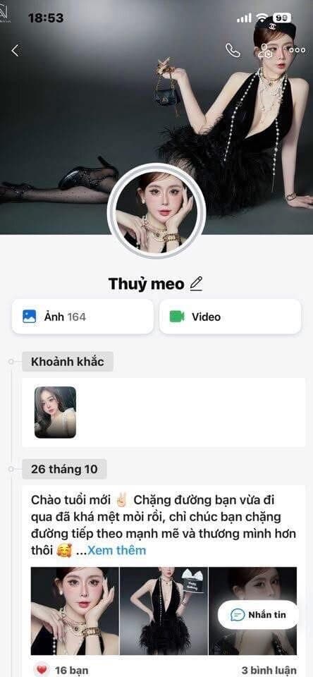 Click to view full size Hotgirl tiktok Thuỷ Meo 30m/2đêm lấy tiền hầu đồng