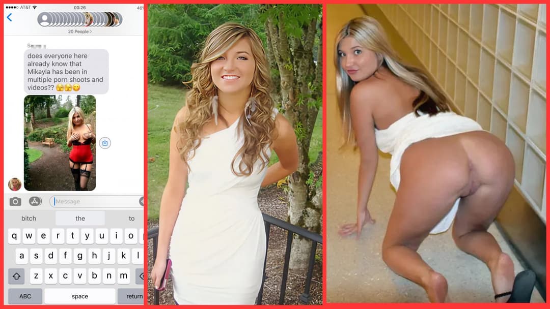 Click to view full size Gorgeous Rich HS Teen Bimbo Thought Nobody Would See Her Porn