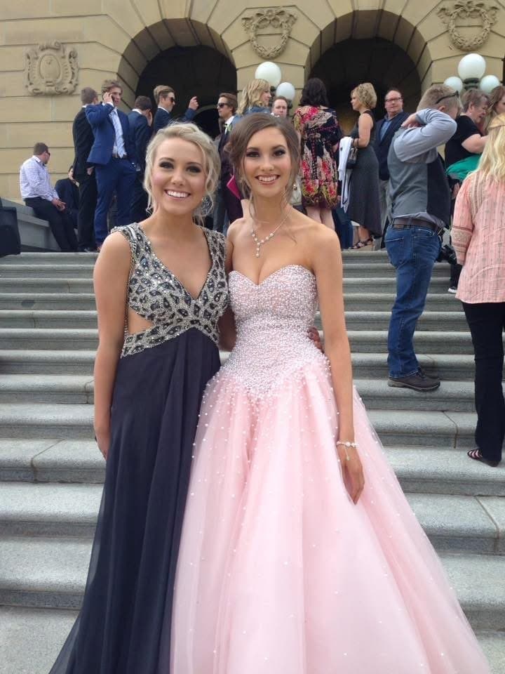 Click to view full size Busty graduation throwback