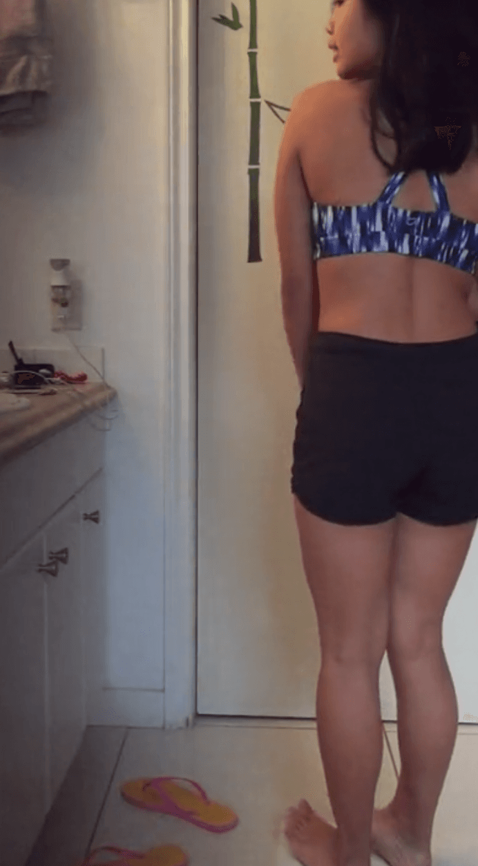 Click to view full size Asian teen 18 caught on hidden cam in the bathroom dancing away. Repost her and enjoy