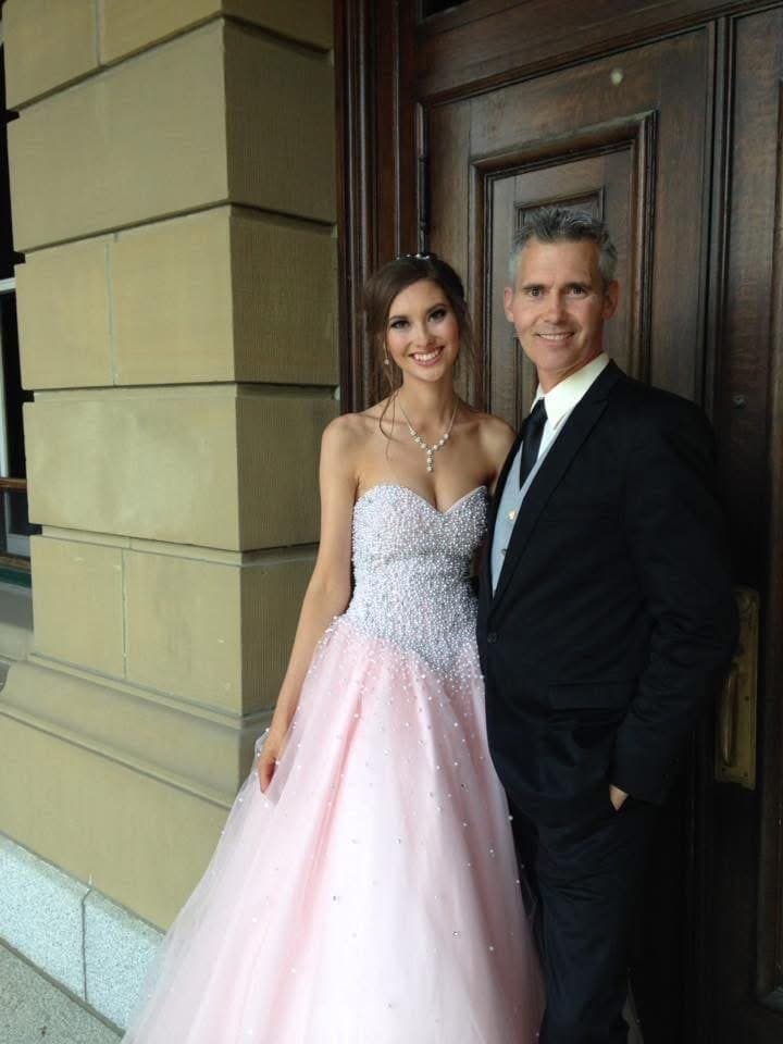 Click to view full size Busty graduation throwback