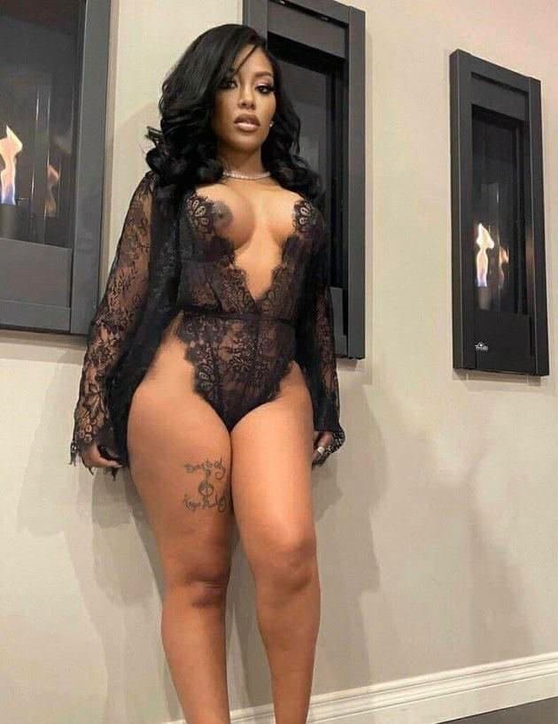 Click to view full size Busty Singer K. Michelle Nipple Slip ?