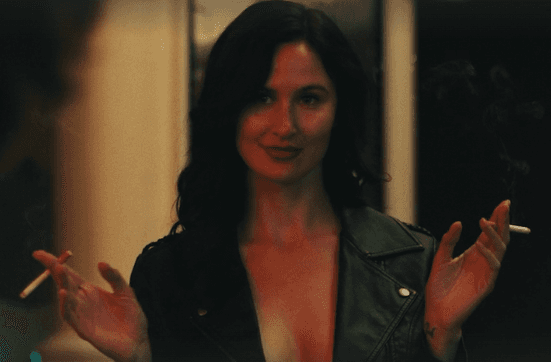 Click to view full size smoking horror hottie from horror movie A