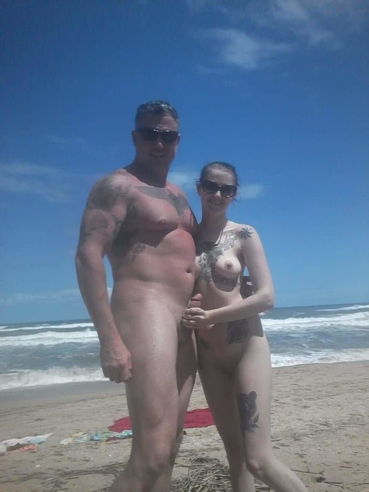 Click to view full size My beach erections with cute girls on nude beach