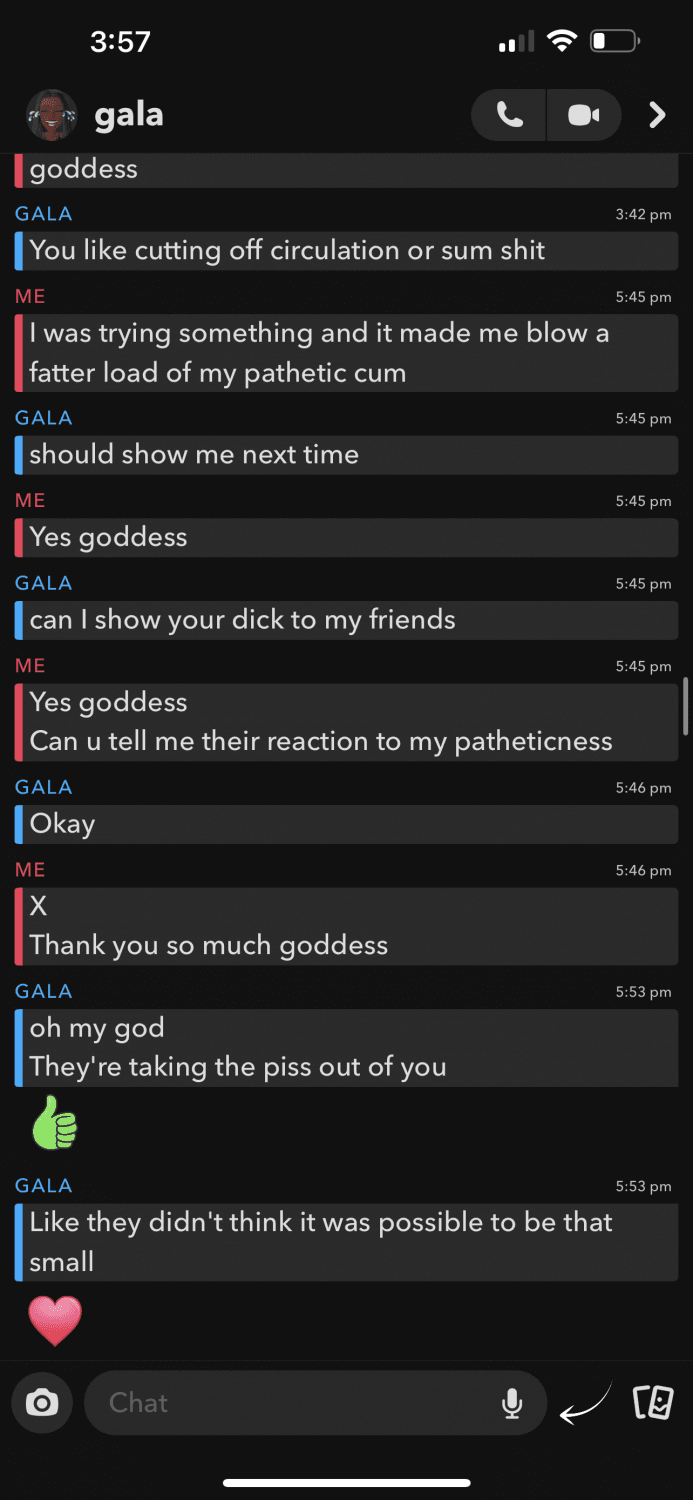 Click to view full size aussie wb chats w black goddess on snap