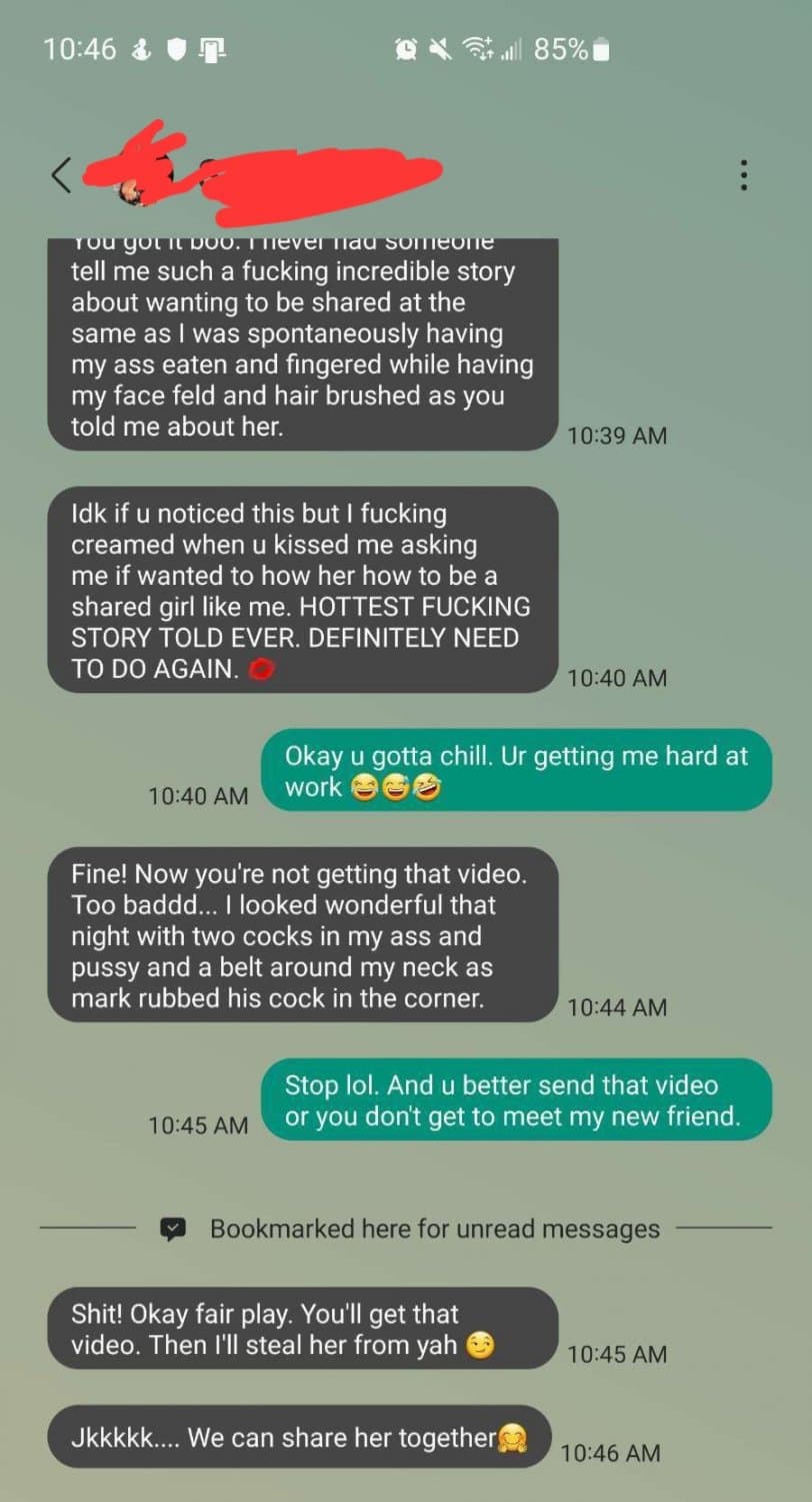 Click to view full size SHARED SLUT (Add my girls Snap ?- Krissytinna07 or DM me for more)