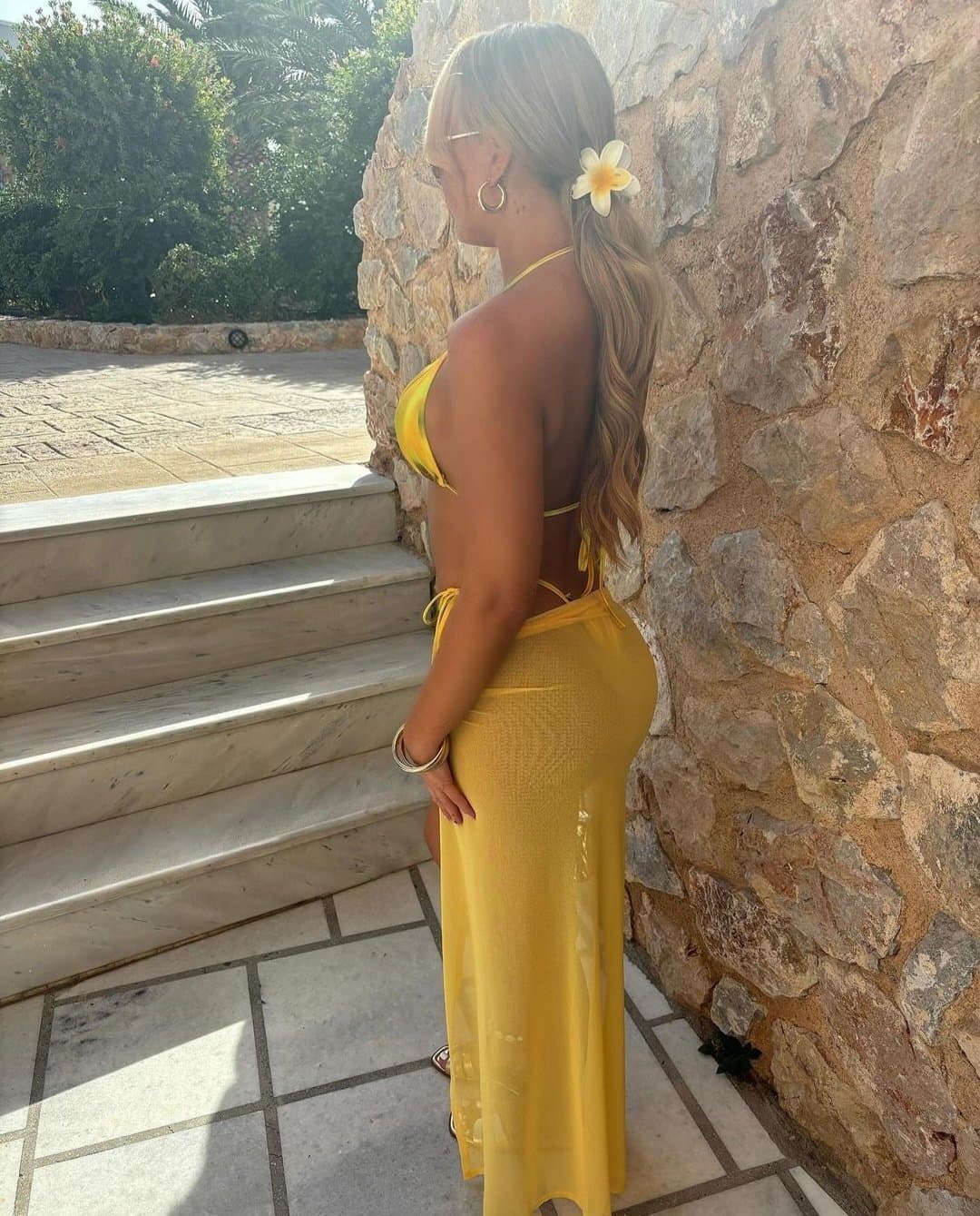 Click to view full size Kirsty a slutty chav on holiday showing off her fake titts uk chav slut