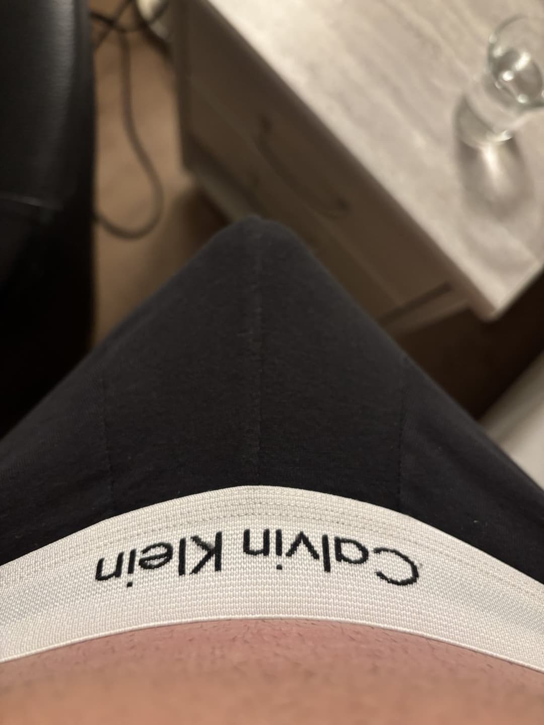 Click to view full size Jerking in front of the window of the hotel room