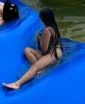 Click to view full size Kayla, her mom Jing, and cousin Bea