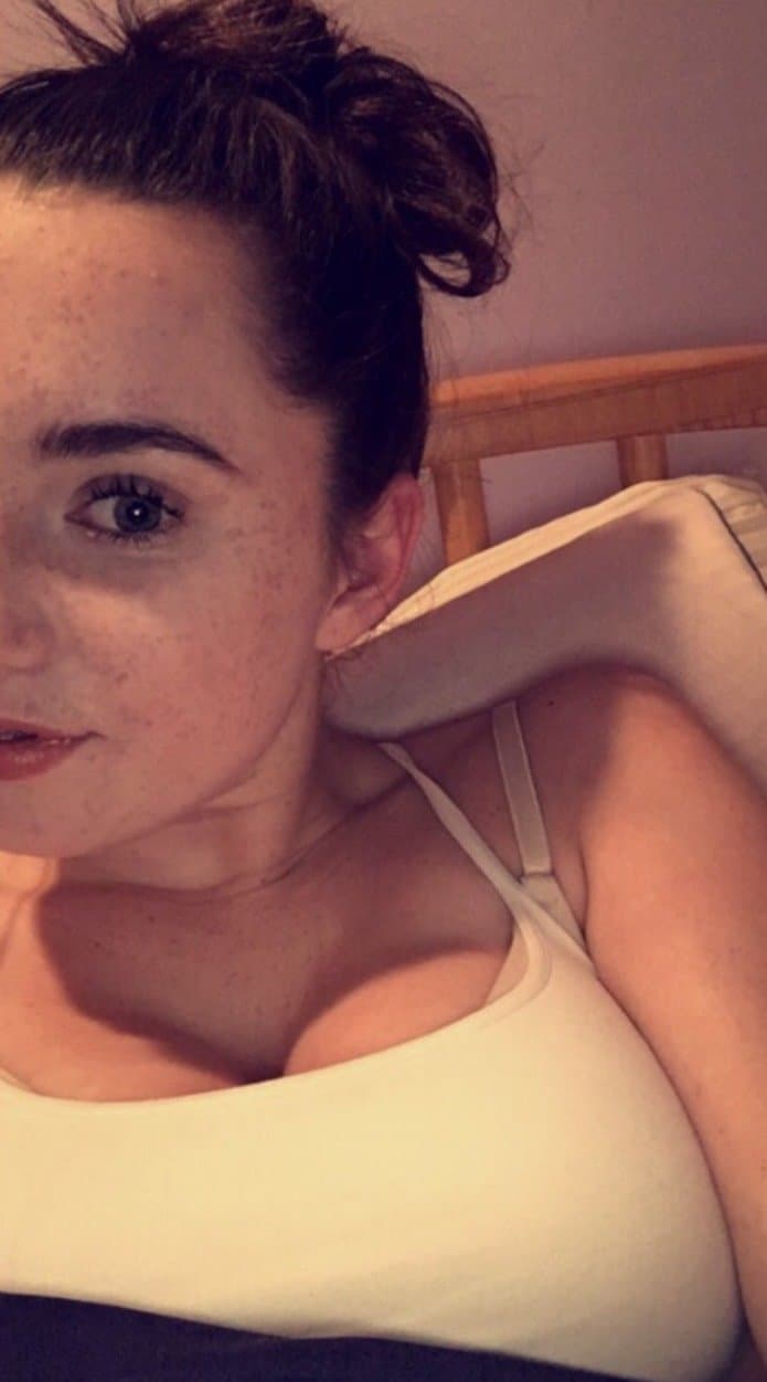 Click to view full size Pale teen shows her soft perky tits