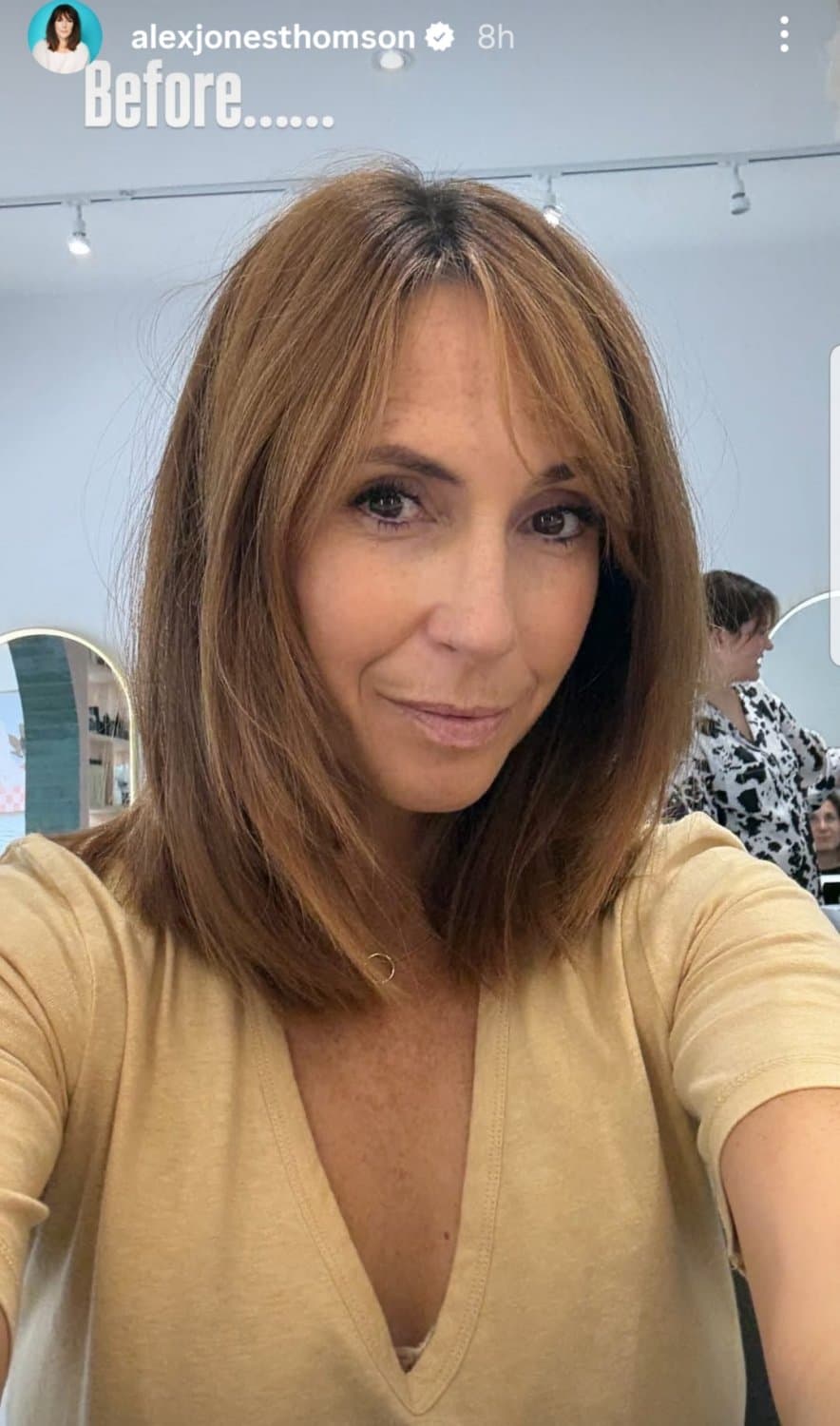 Click to view full size Busty TV presenter Alex Jones. Part 8