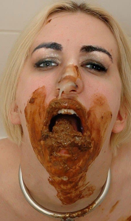 Click to view full size Scat Slut Needs a Kiss after Cleaning a Black Ass