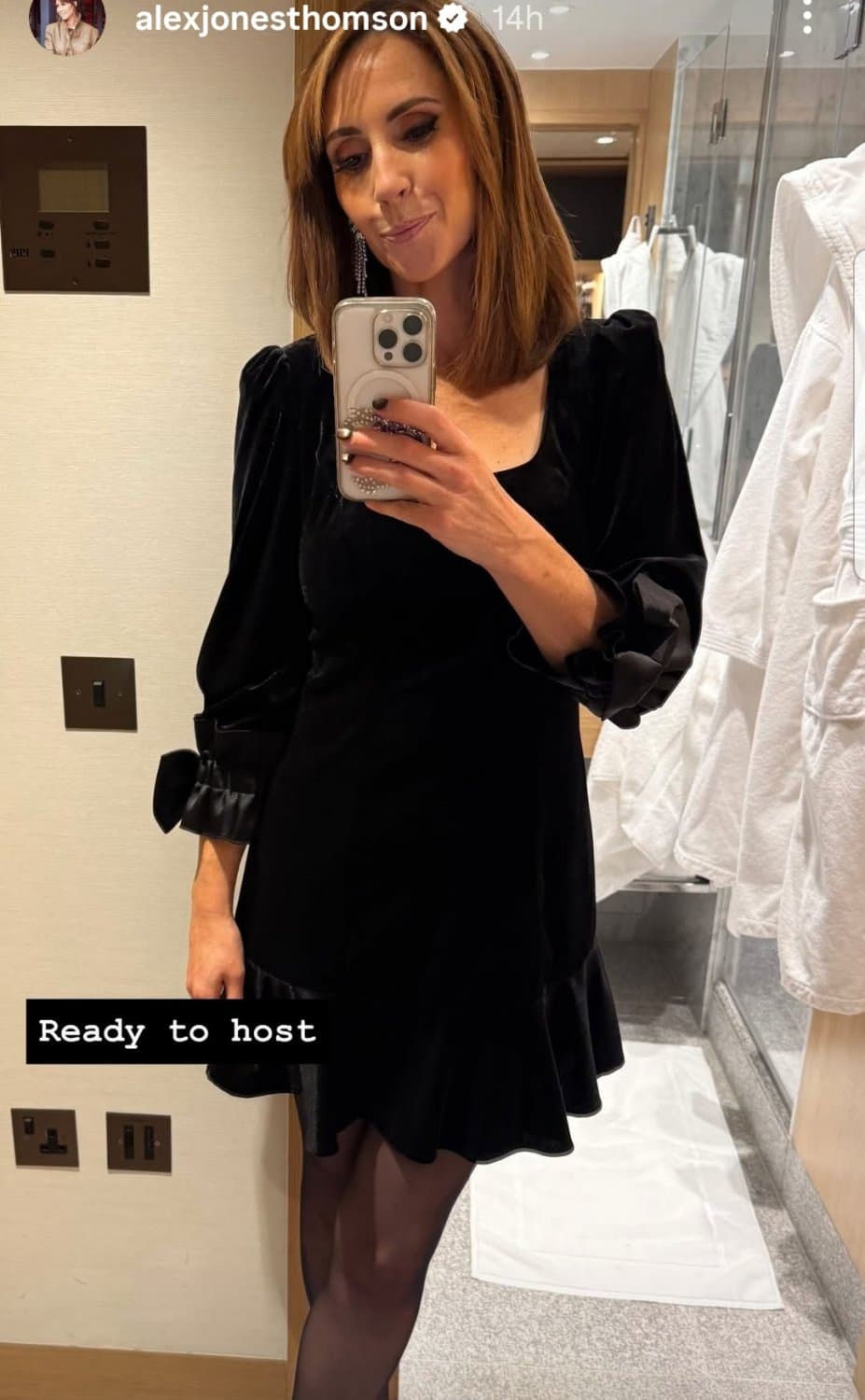 Click to view full size Busty TV presenter Alex Jones. Part 10.