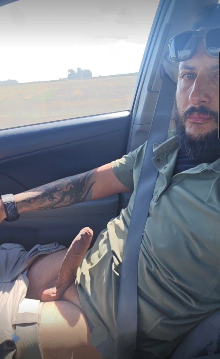 Click to view full size Big Brown Bi Bottom Cock