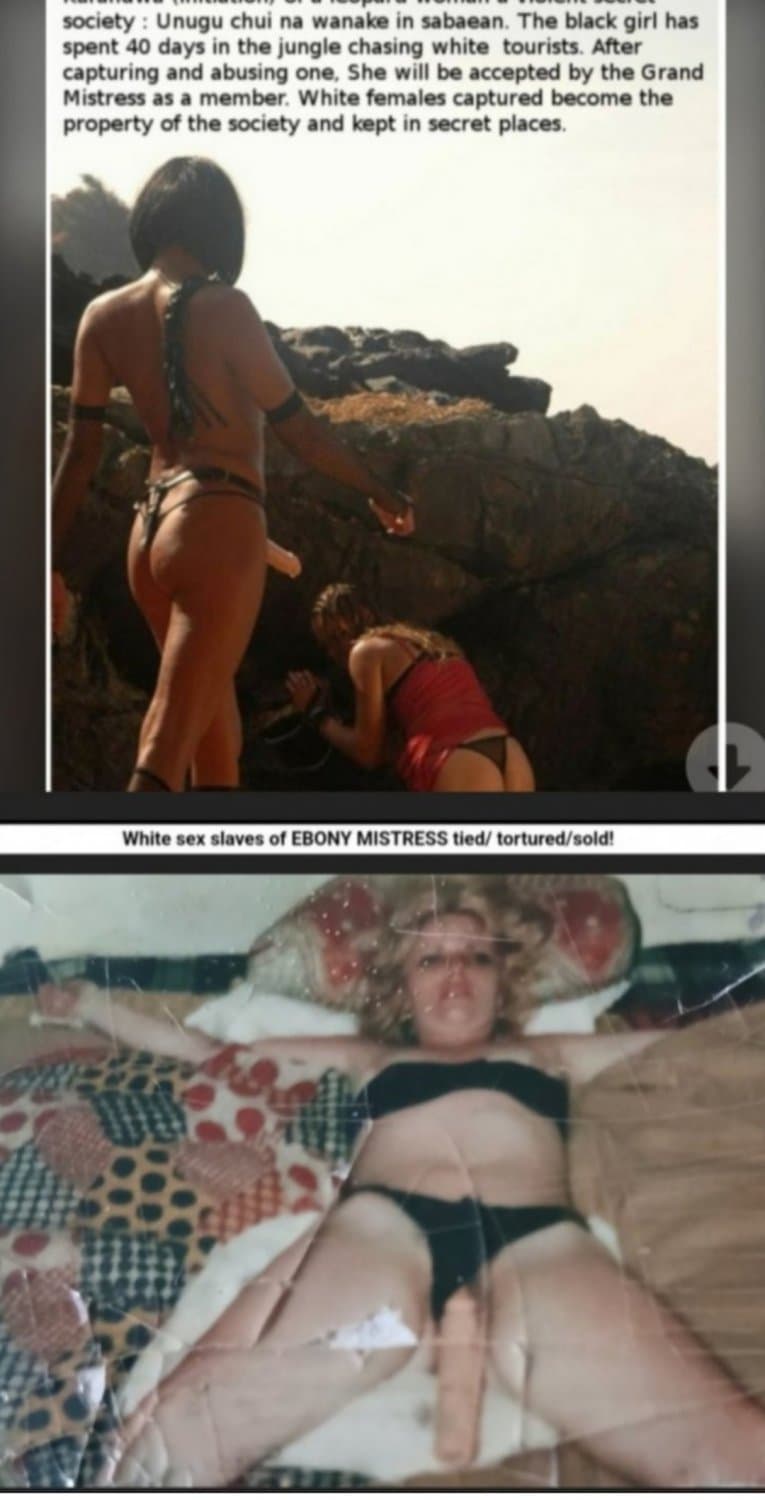 Click to view full size WHITE SLAVE GIRLS IN BONDAGE! TOTALLY HELPLESS AND SILENT!