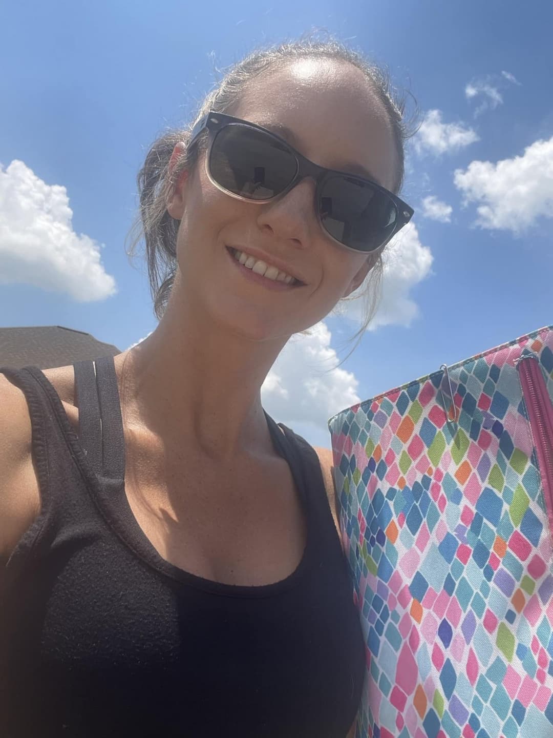 Click to view full size Was nice of her friend to give her a shot out before she showed her titties for the G G W camera