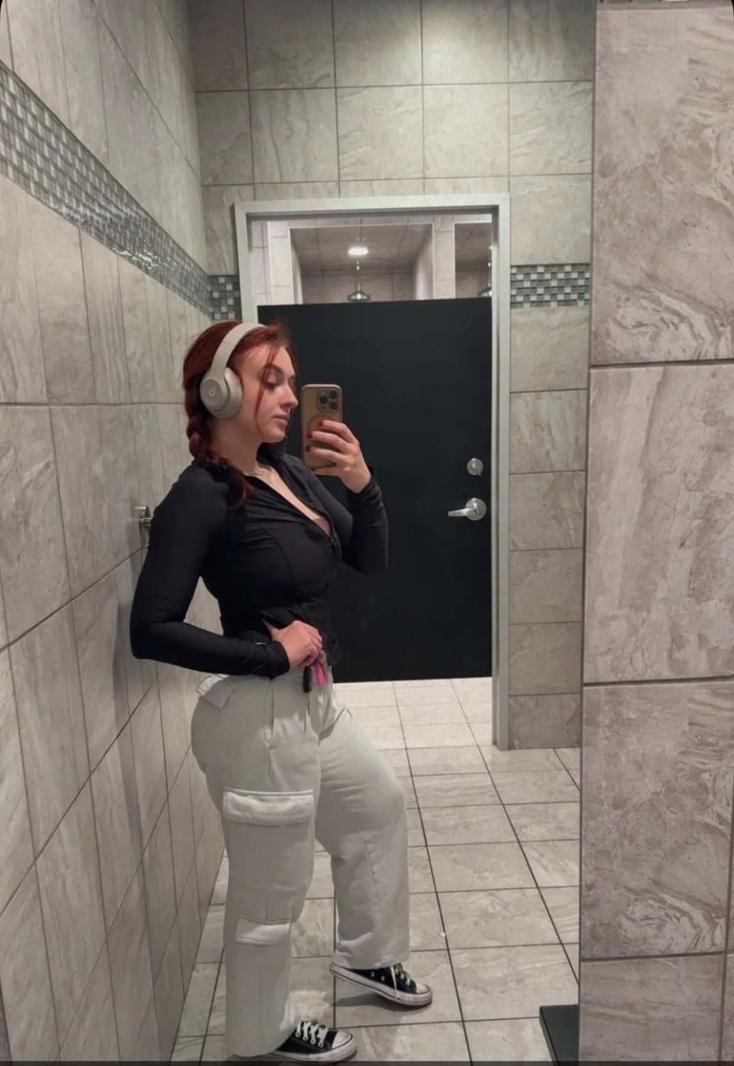 Click to view full size Bisexual crush (25) dumped her gf and let my buddy slap her tits with his big cock before titty fuck