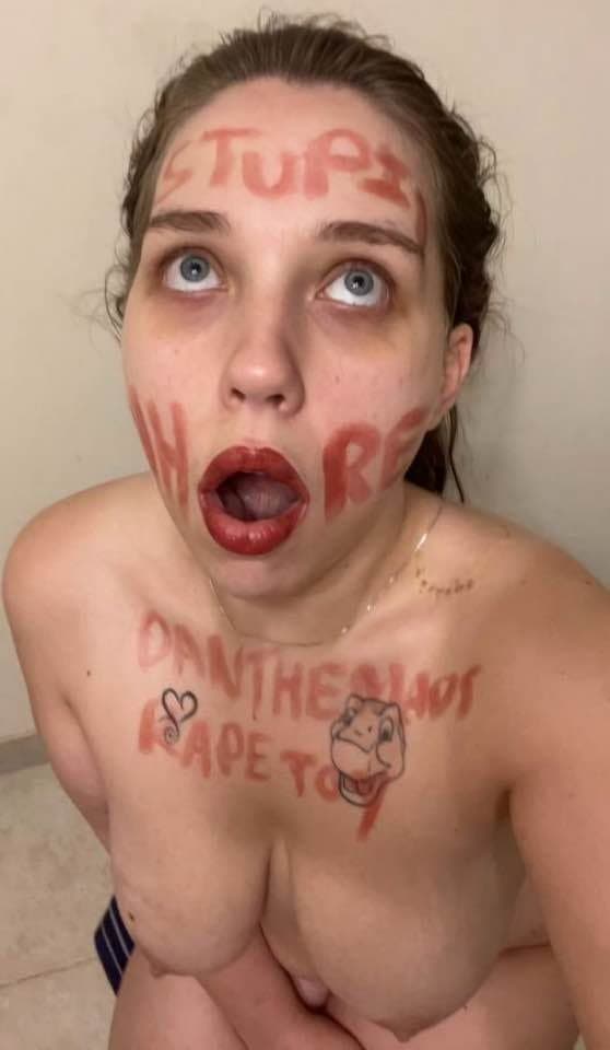 Click to view full size 27 Yo Squirting slut goes by Zero. She is just an object for men to abuse.