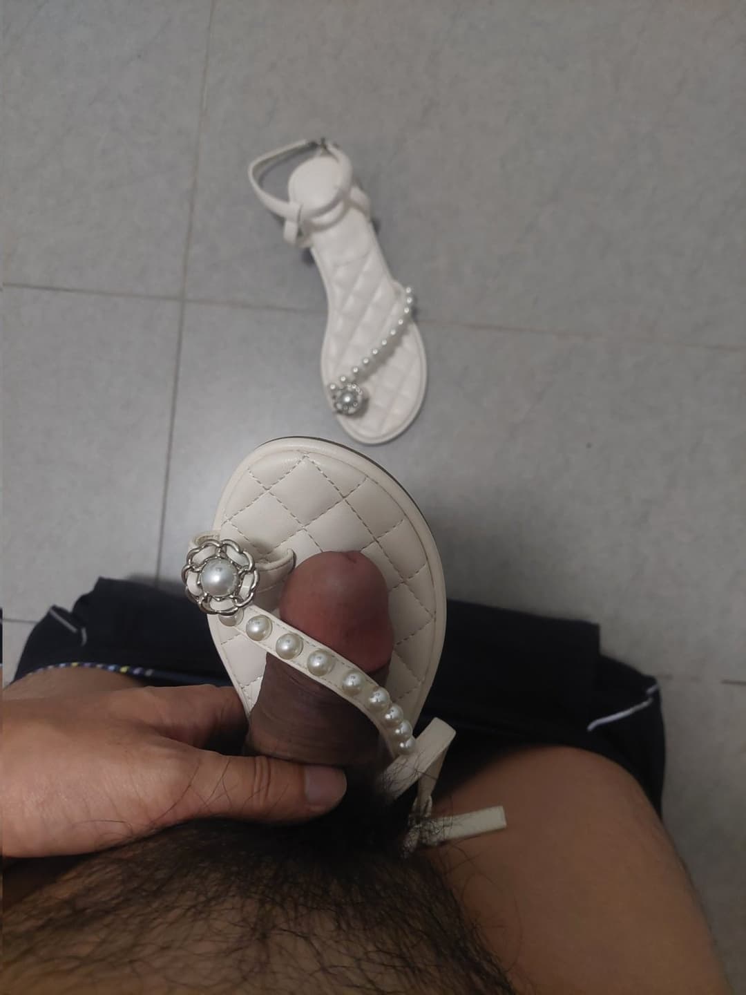 Click to view full size Asian shoes and cum