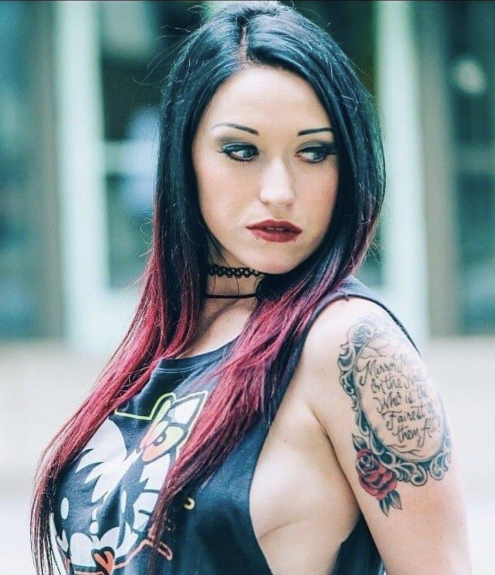 Click to view full size GA TikTok Goth Slut Pierced & Tatted LeAkEd