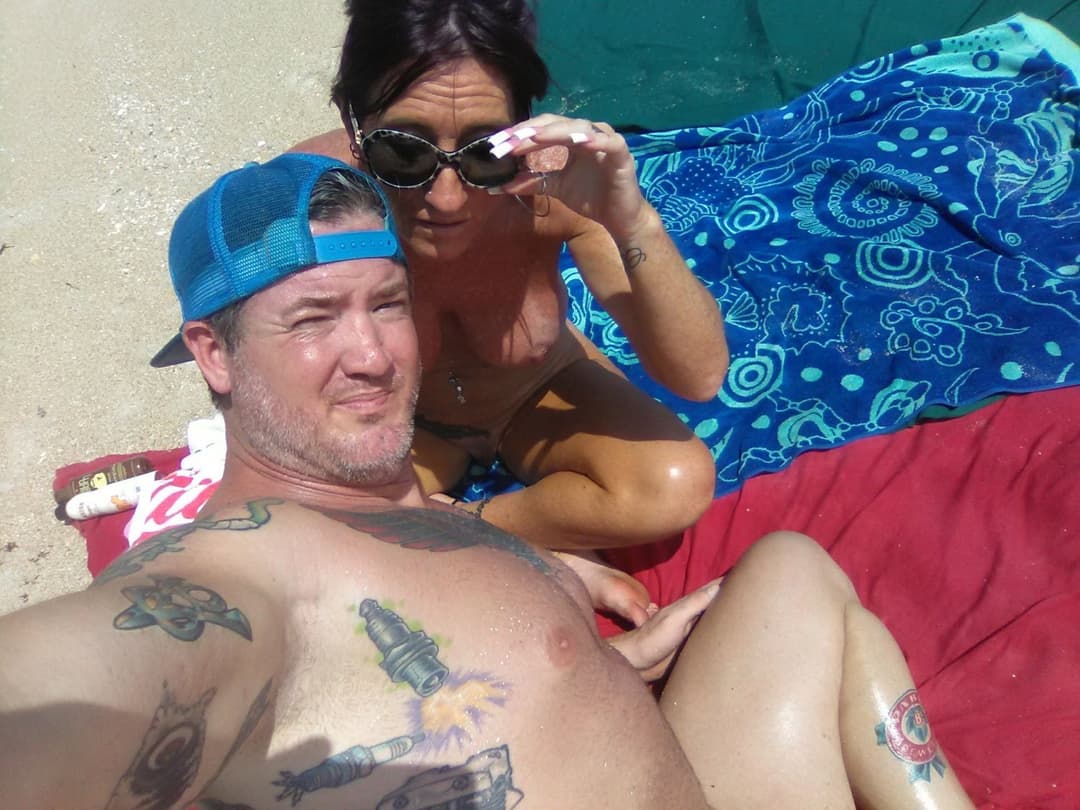Click to view full size Beach Day, first time her and I hung out together. We made a nude beach day of it. Here you go.