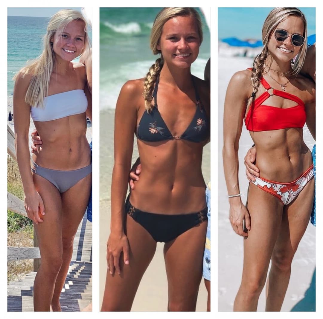 Click to view full size Tasty Toned College Cheerleader Jacqui (Bikini)(Uniform)