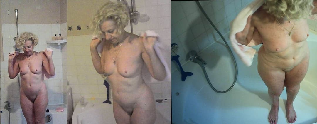 Click to view full size Full set from previous post (cheating granny nurse shower before rushing back home)