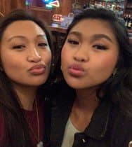 Click to view full size Kayla, her mom Jing, and cousin Bea