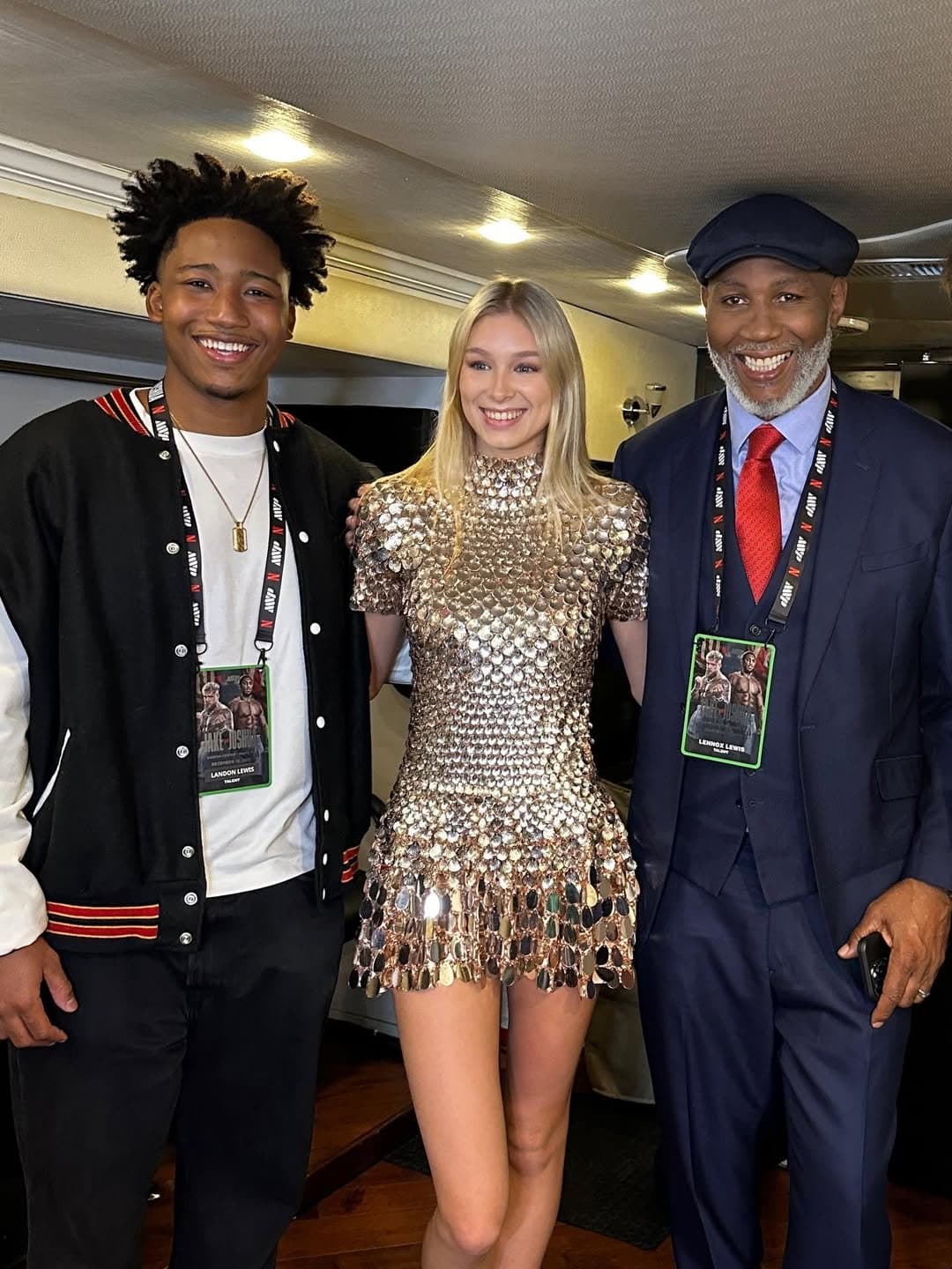 Click to view full size Sky Bishop (17) getting ready for BBC and becoming a star!