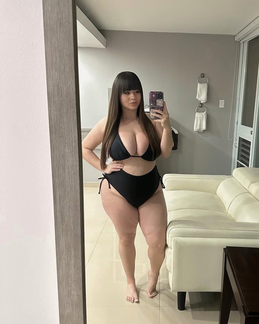 Click to view full size Curvy latina slut is begging you to pump for her tits