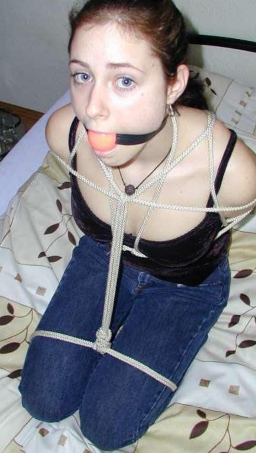 Click to view full size WHITE SLAVE GIRLS IN BONDAGE! TOTALLY HELPLESS AND SILENT!