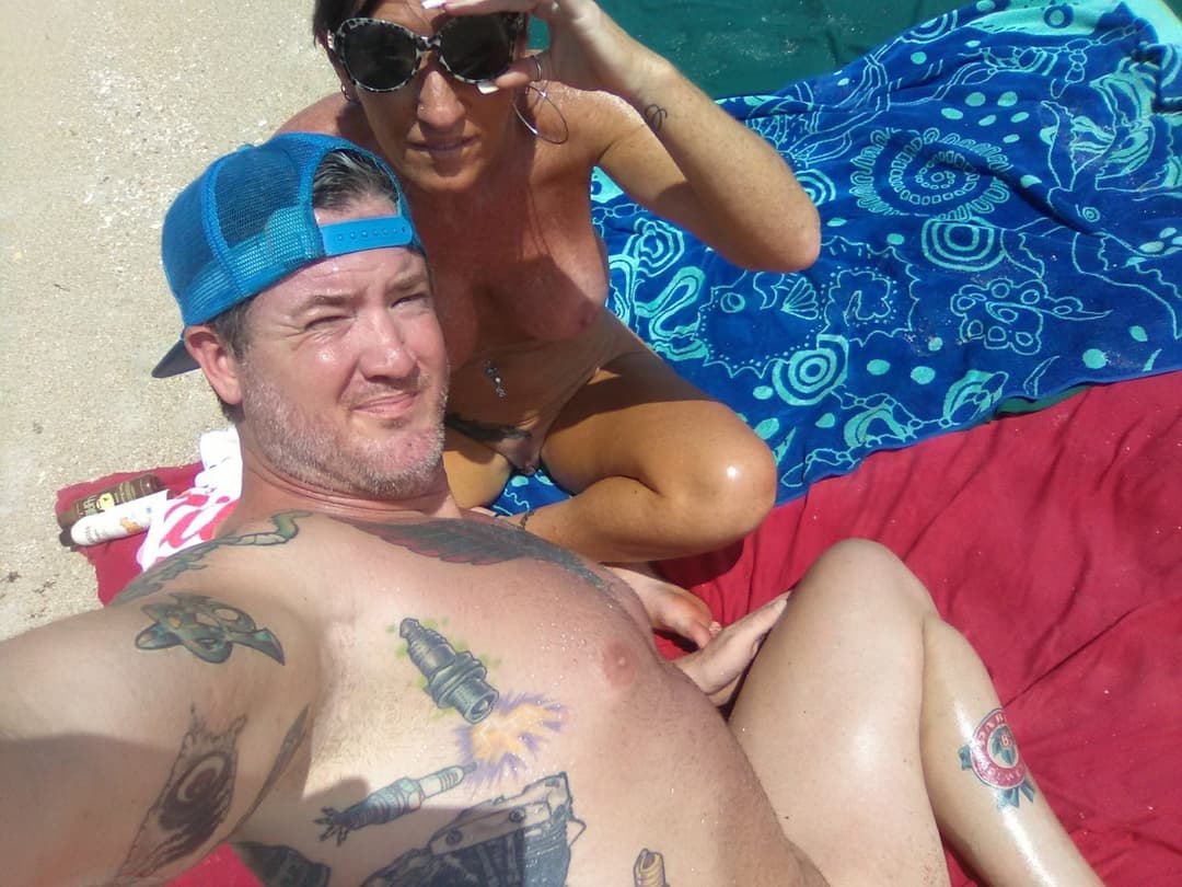 Click to view full size Beach Day, first time her and I hung out together. We made a nude beach day of it. Here you go.