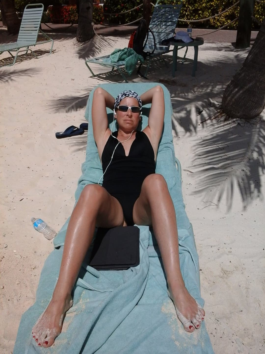 Click to view full size Sexy, horny, naughty Mormon milf in swimsuits and her birthday suit!!