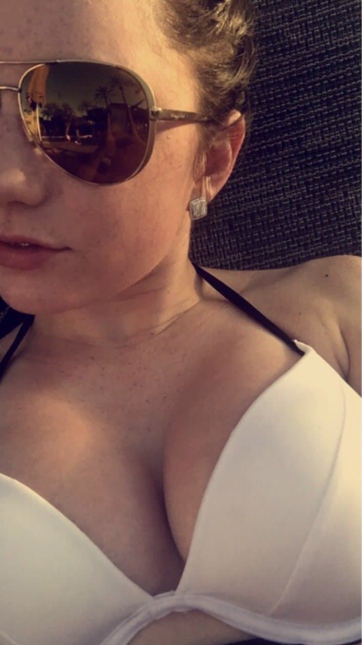 Click to view full size Pale teen shows her soft perky tits