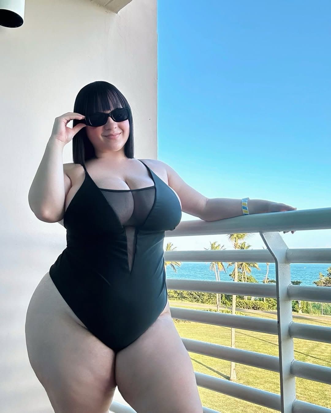 Click to view full size Curvy latina slut is begging you to pump for her tits