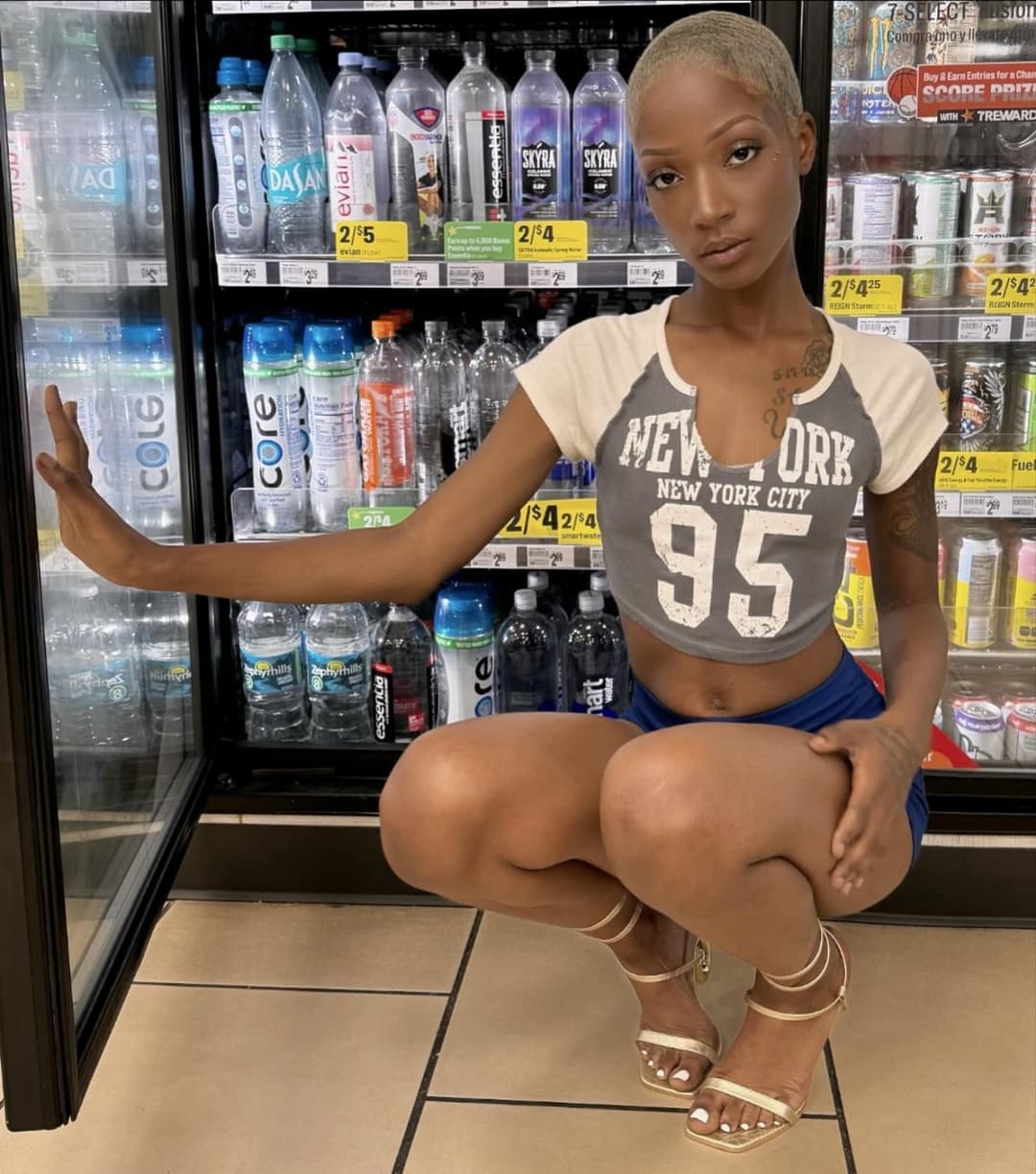 Click to view full size Small blonde short hair buzz cut tomboy lil booty