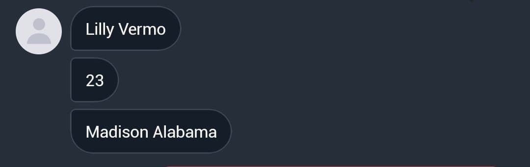 Click to view full size Lilly Vermo, 23, painslut from Madison Alabama