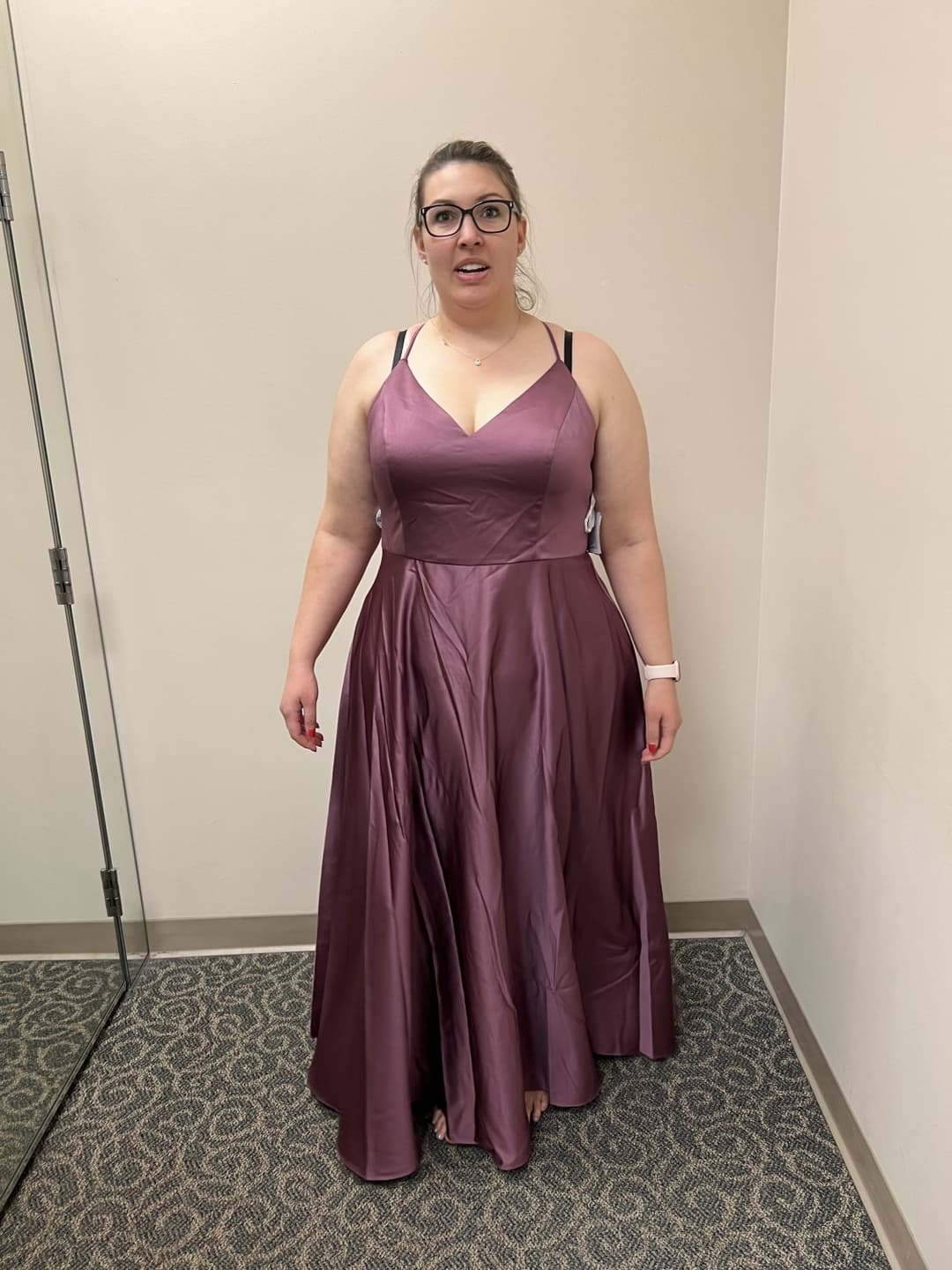 Click to view full size Bridesmaid needs help deciding which dress. PAWG bbw whore needs comments! Choose below!