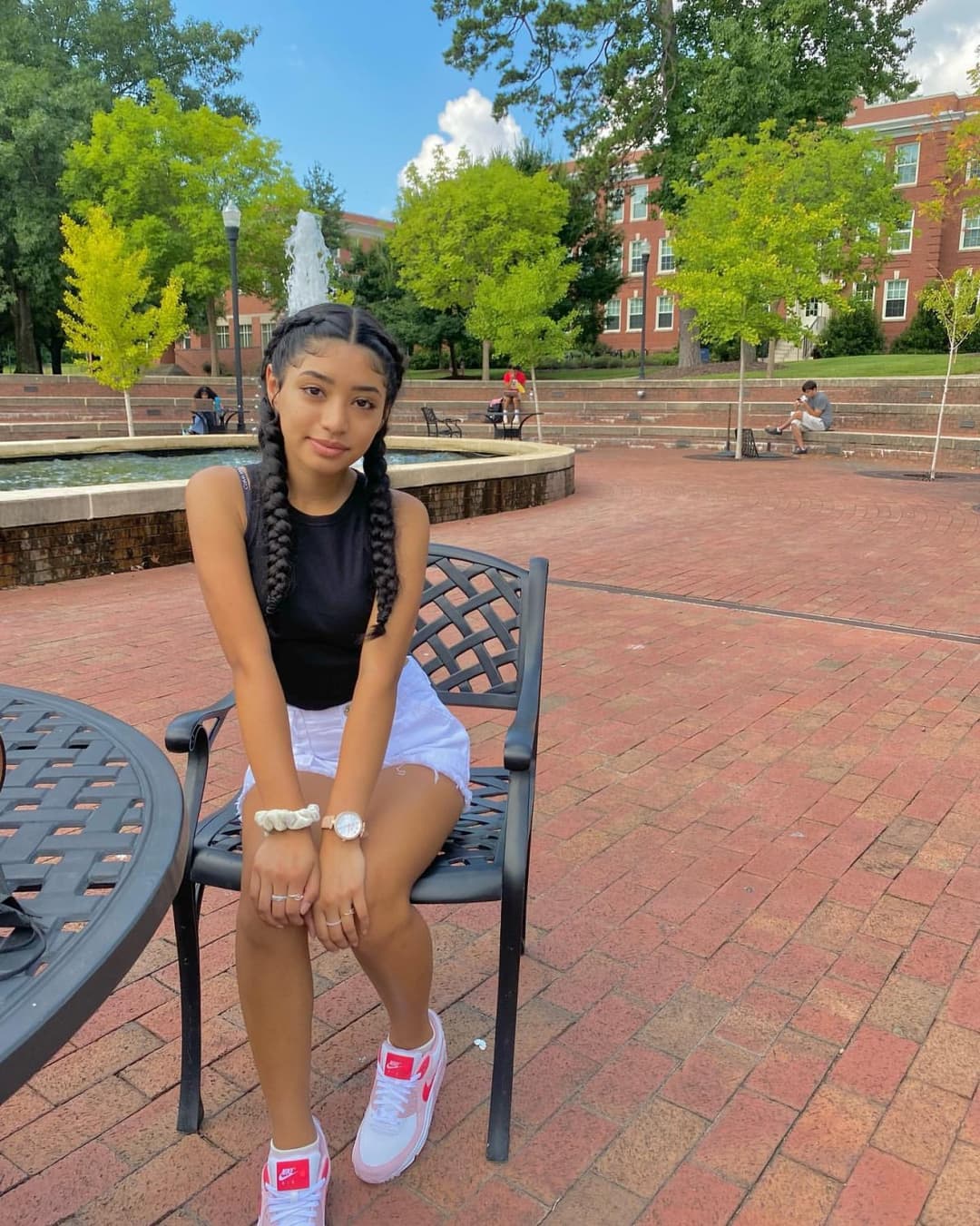 Click to view full size Cute college freshman dm if you have her leaks getting fucked doggy and facial