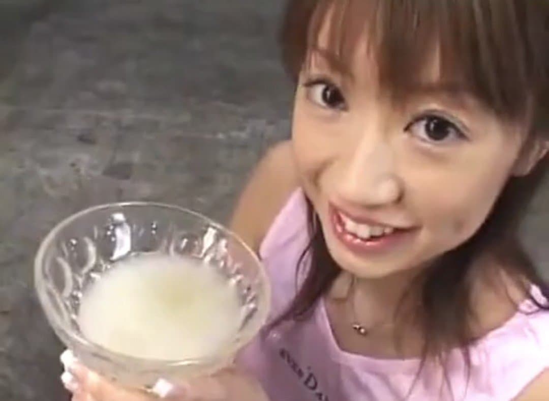 Click to view full size Amazing Super Bukkake Japanese Teen Proudly Drinks Cum From 157 Cum Donors in a Bowl